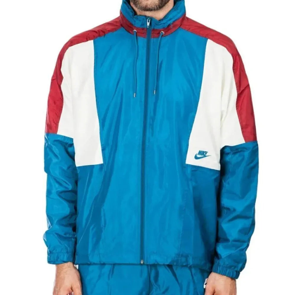 NIKE Official Archive 89 Reissue Colorblock Windbreaker Jacket Size Medium